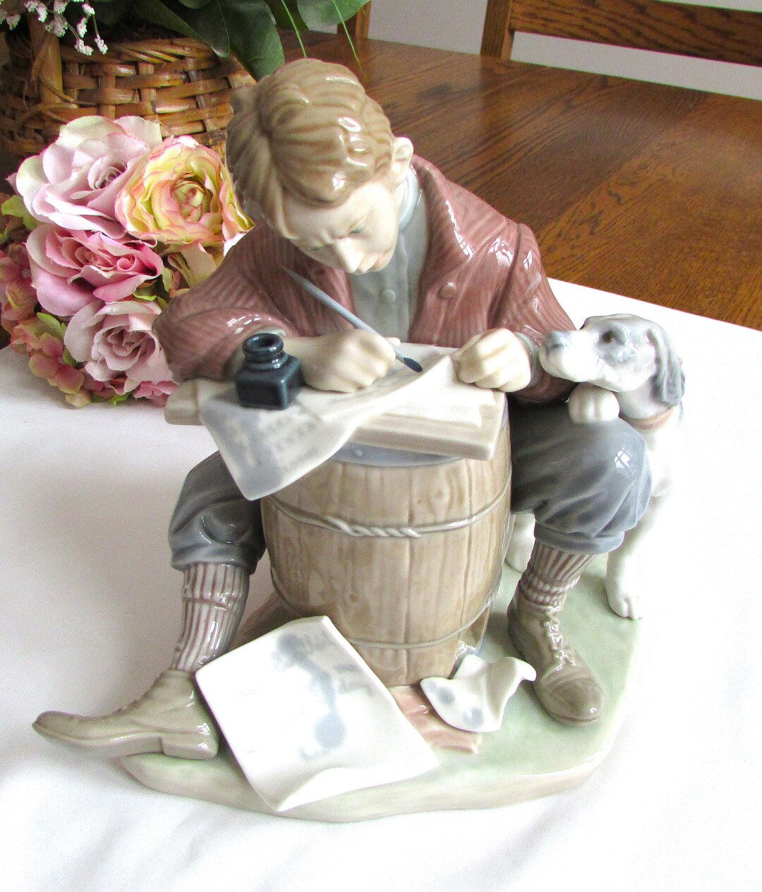Vintage Lladro #1406 Norman Rockwell 