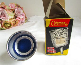 Embudo para lámparas y faroles de gasolina/queroseno Coleman No. O antiguos
