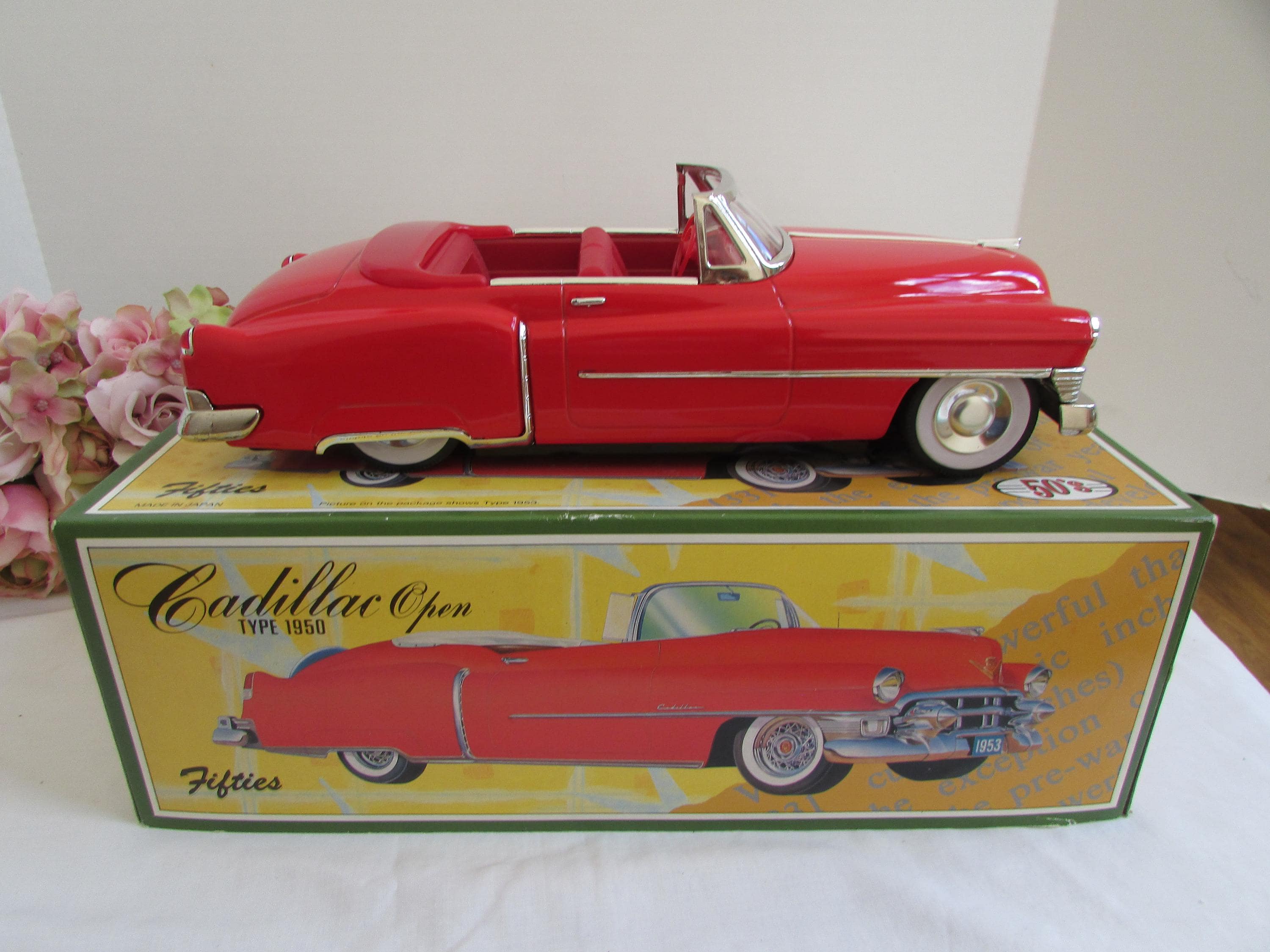 Serre-livres vintage Cadillac (2 paires) – métal noir et