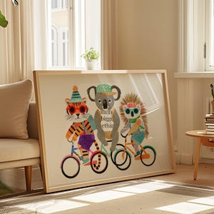 Safari Nursery, Decorazioni per la cameretta dei bambini, Stampe per la cameretta dei bambini, Stampe per la cameretta dei bambini, Stampe di animali
