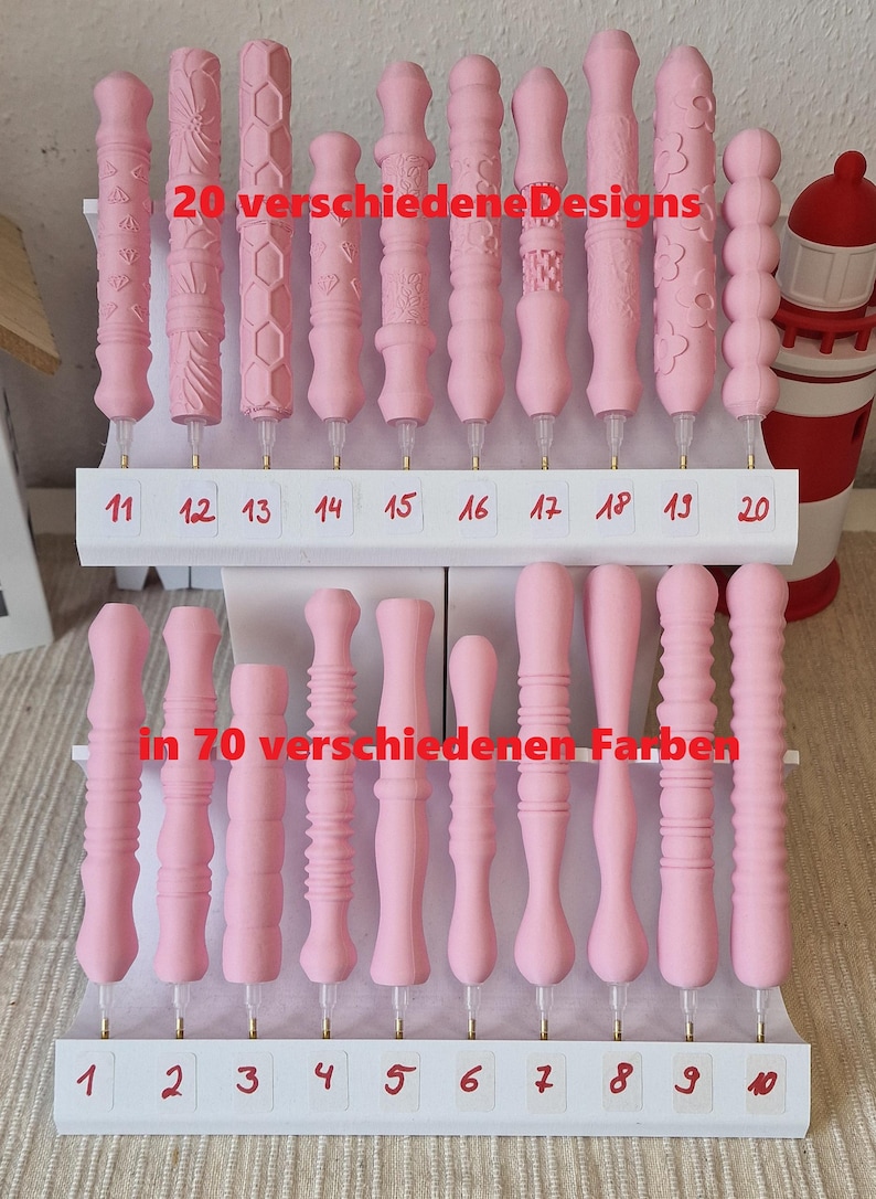Diamond Painting, Diamant Painting, Stifte, E-Painter, Hobby, bunt, basteln, 3d Druck, farbenfroh