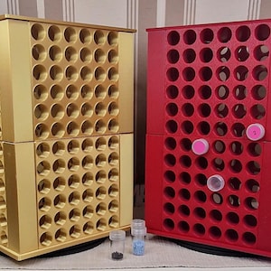 Drehturm- Dosenwand Cube für Diamond Painting (Wallturm), Döschenständer, erweiterbar, drehbar, Zubehör, Aufbewahrung, 3D Druck, Art.231