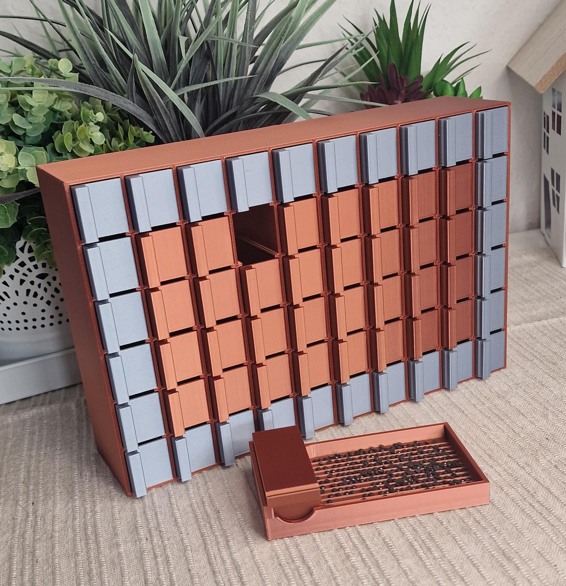 Diamant-Mal-Tablett Mit Griff – DIY Holztablett, Kreatives Mosaik-Set Für Zuhause, Geschenk Für Bastler