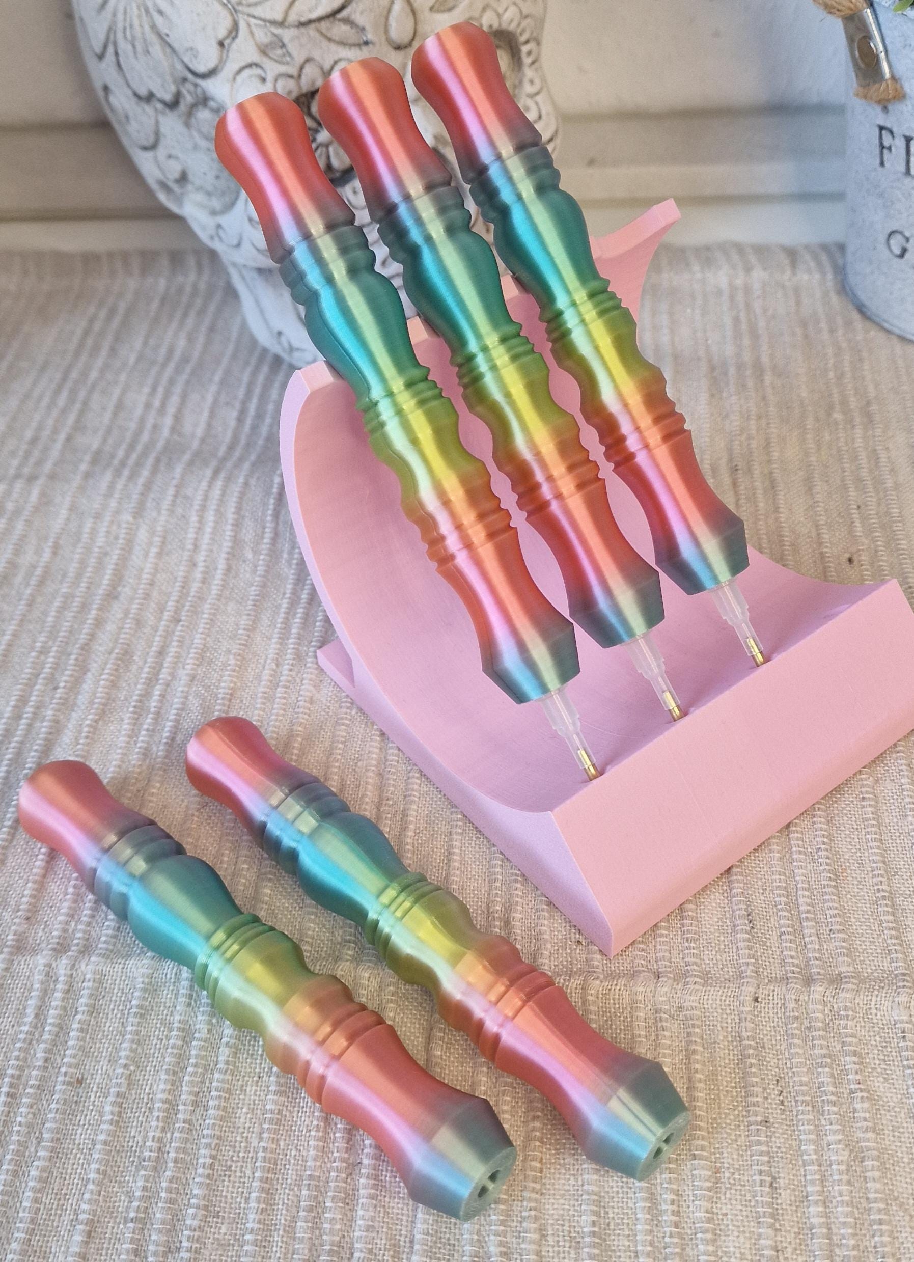 SPECIAL EDITION !!! Diamond Painting, Diamond Painting, suitable for e-painters, pen design, hobby, rainbow elegant, crafts, 3D printing