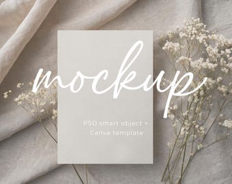 Invite Blank Card Mockup Thank You Card Mockup Wedding Mockup Baby Shower Mockup Stationery Mockup Greeting Card Mockup Greeting Card