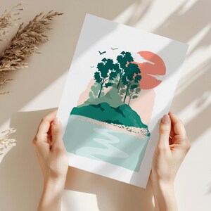 download A4 mockup, buy PSD mockup, printable design mockup, showcase artwork mockup, mockup for Etsy sellers