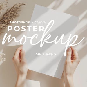 A4 Poster Mockup for Printable Planner Calendar Worksheet Kids Colouring Page Mock-up PSD Smart Object Print Person Holding Poster