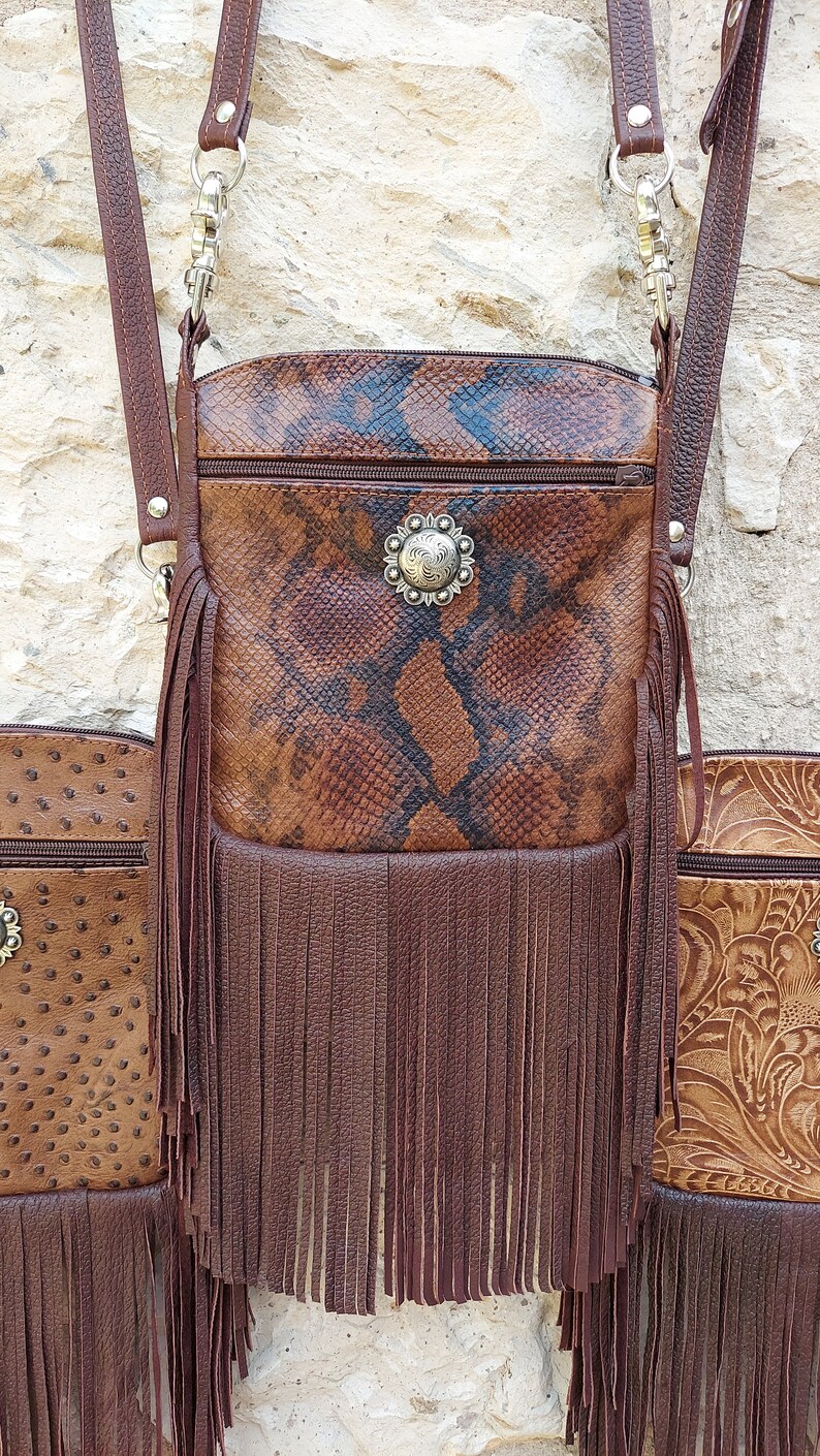 Studs 2way Western Fringe Bag main image 0