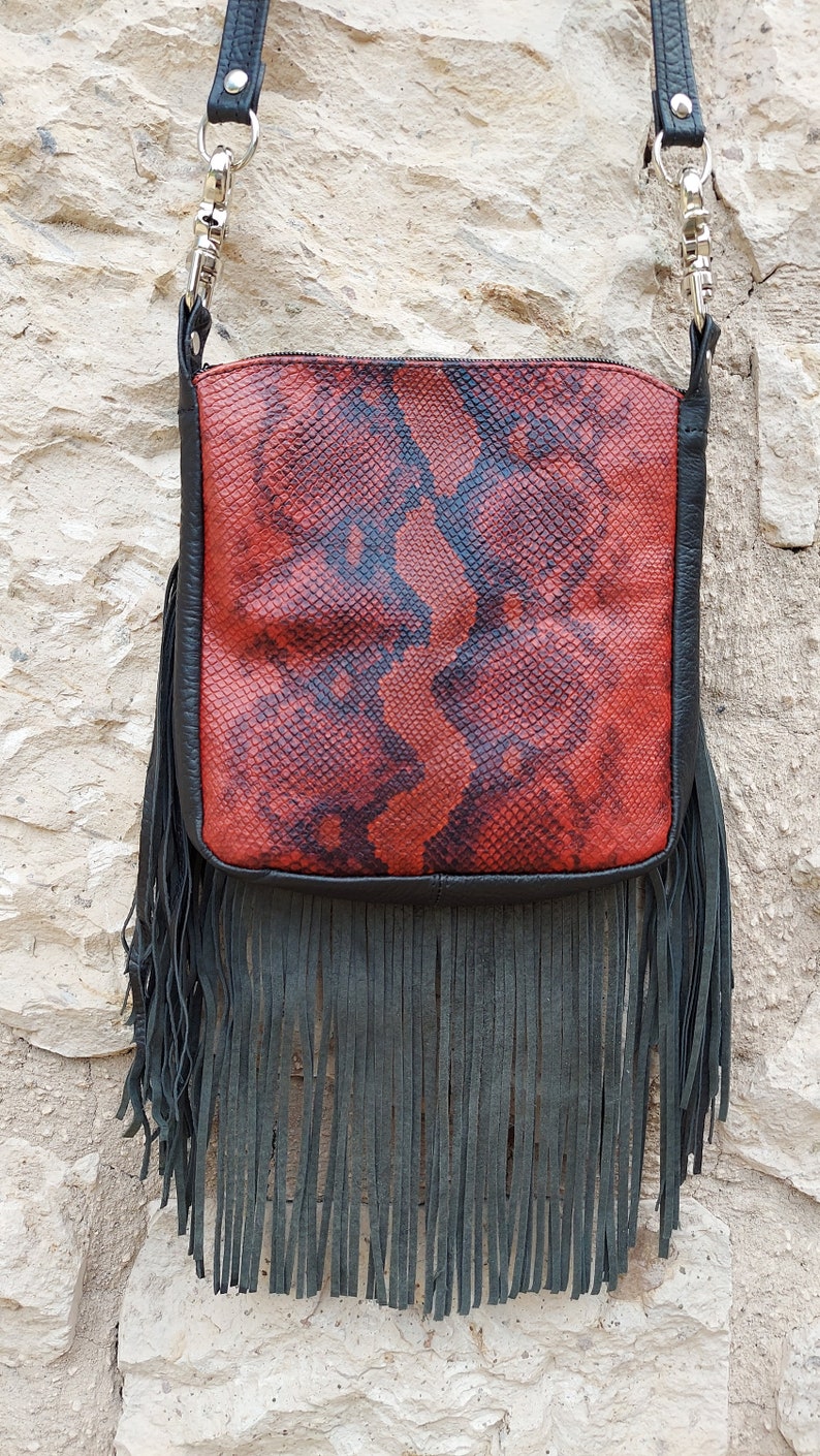 Studs 2way Western Fringe Bag