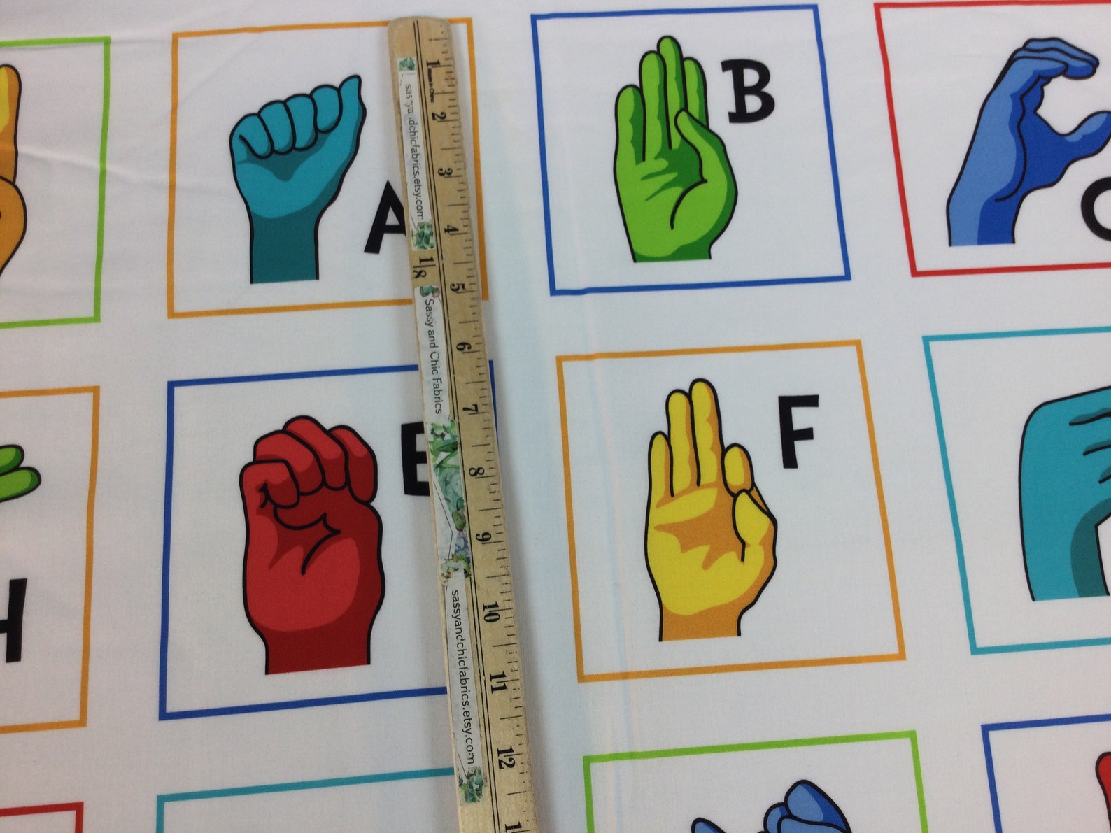 Fabric Sign Language at Harold Levy blog