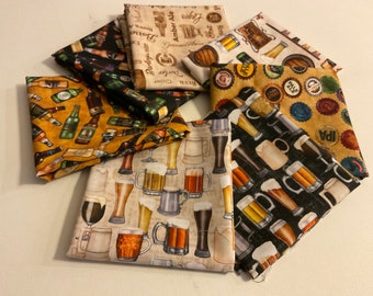 7 Fabrics On Tap Bundle ~ On Tap Collection from Dan Morris for QT Fabrics ~ Open your beer. Close your apps!