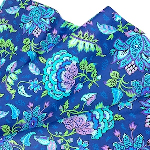 Jacobean Flowers 100% Quilting Cotton Fabric ~ Madelyn Collection by Joan Hawley for QT Fabrics