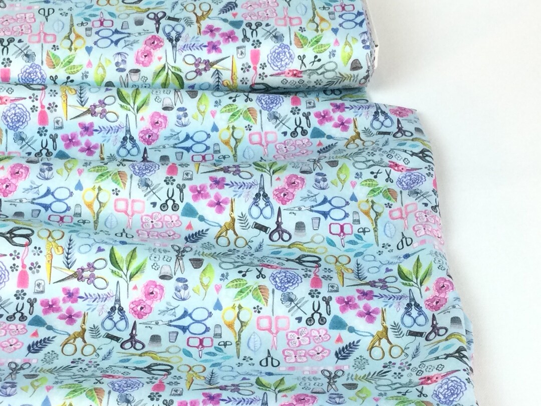 Sewing Scissors Multi Fabric Sew Mischievous Collection by Miriam Bos