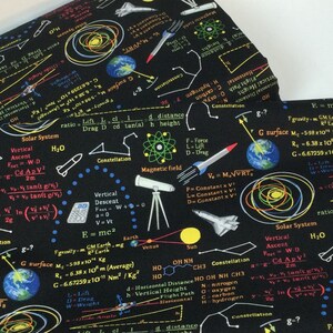Graphics and Formulas Multi Fabric ~  Planetary Missions Collection for StudioE Fabrics ~ 100% Quilting Cotton Quilt Fabric