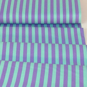True Colours Tent Stripe Petunia - Tula Pink - PER QUARTER METRE True Colours Tent Stripe Petunia - Tula Pink - PER QUARTER METRE