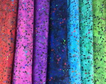 Floral Sprigs VERY LIGHTWEIGHT Fabric 9 COLORS ~ Venice Collection by Christiane Marques for Robert Kaufman, 100% Cotton Fabric