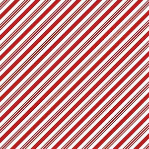 Candy Canes Diagonal Stripes Red 100% Cotton Fabric ~ Let it Snow Collection by Gail Cadden for from Timeless Treasures Fabrics