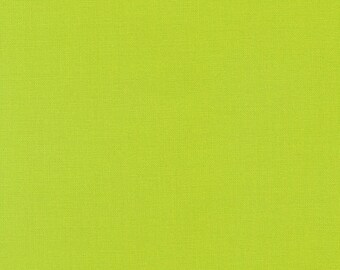 CHARTREUSE Color Kona Cotton Solid Fabric ~ Robert Kaufman Collection ~ 100% Quilting Cotton Fabric