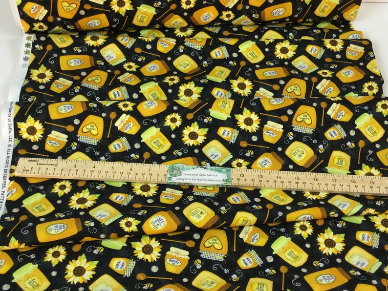 Beeloved Jars of Honey Black Color Timeless Treasures Etsy