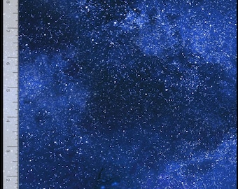 Starry Sky Royal Color, 100% Cotton Fabric ~ Aurora Collection from Timeless Treasures