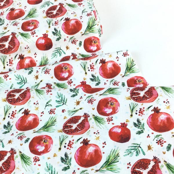 Pomegranate Multi Fabric ~ Love at Frost Sight Collection by August Wren for Dear Stella Design, 100% Quilting Cotton