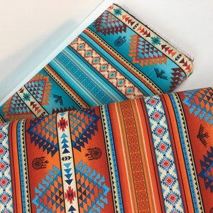 Tucson Stone 2 Colors:  Turquoise or Terracotta Fabric ~ Tucson Collection designed by Elizabeth's Studio, 100% Quilting Cotton Fabric