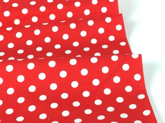 THAT'S IT Dot Red or Peppermint Fabrics ~  from Michael Miller, 100% LIGHTWEIGHT Quilting Cotton