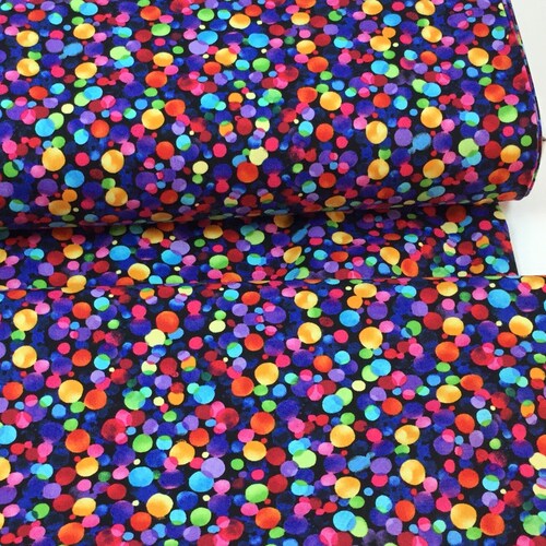 Timeless Treasures Rainbow Tiedye Fabric // Quilting Cotton Etsy