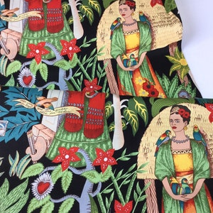 Frida's Garden Black Color Folklorico Collection From - Etsy