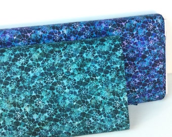 Nautilus Blue or Aqua Fabrics ~ Aquatica Collection by Dan Morris for QT Fabrics, 100% Quilting Cotton