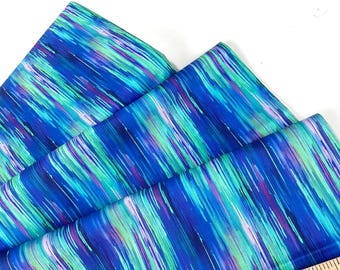 Fantasy Illusion Stripe, 100% Quilting Cotton Fabric ~ Dragonfly Illusion Collection from Timeless Treasures Fabrics