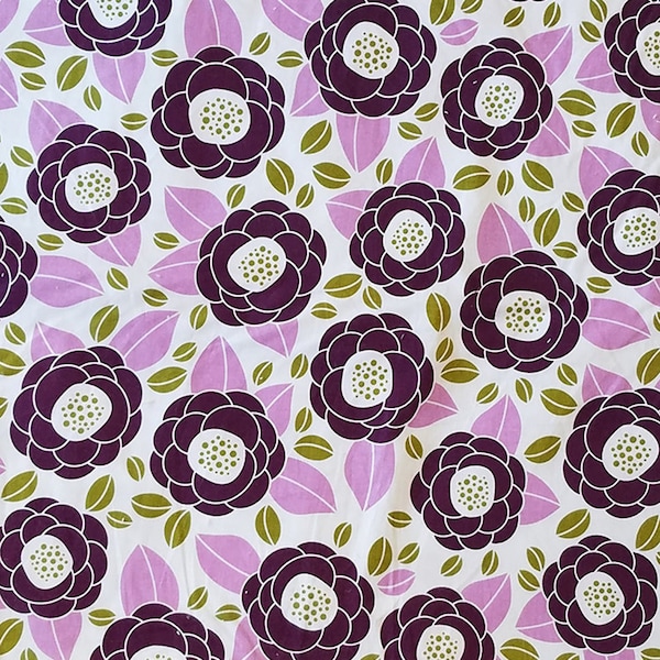 By the Yard ~ Aviary 2 Bloom Lilac Color ~ Designed by Joel Dewberry for Free Spirit Fabrics, 100% Cotton Quilting Fabric