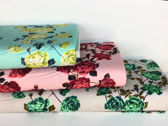 Social Climber 2 Colors: Lichen or Ice 100% Quilting Cotton Fabric ~ Love Always, AM Collection by Anna Maria for Free Spirit Fabrics