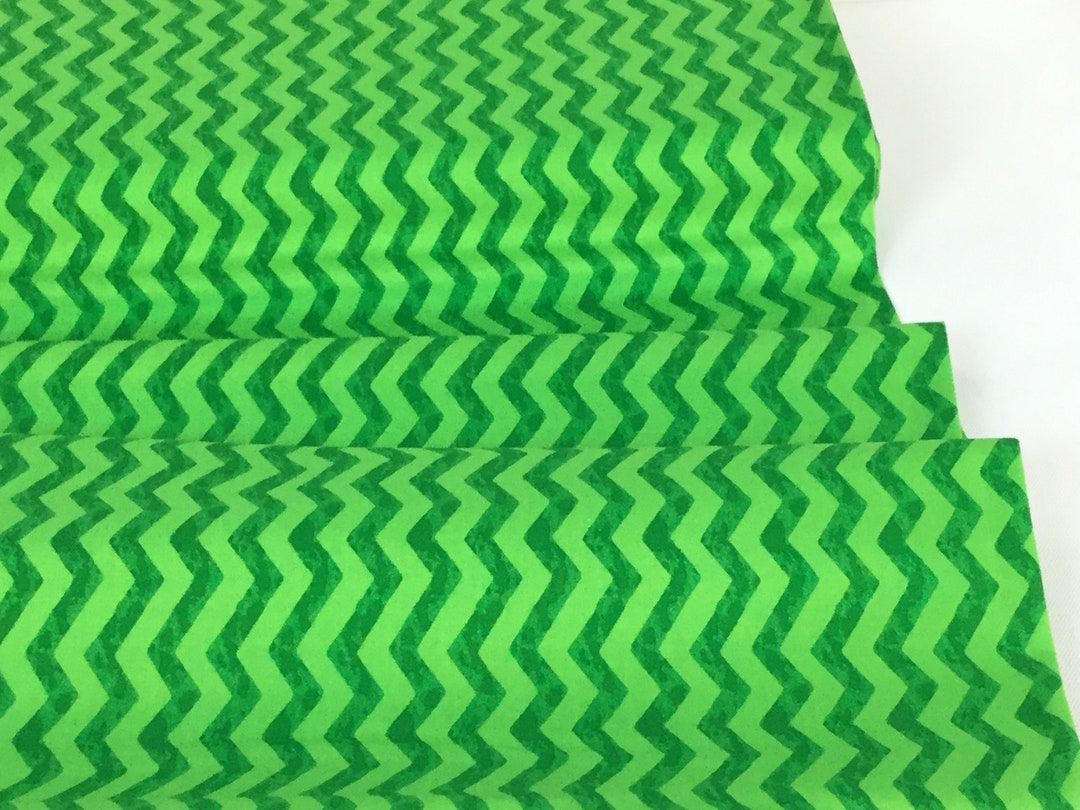 Melon Zig Zag Green Color Fruit Salad Collection by Greta Lynn for