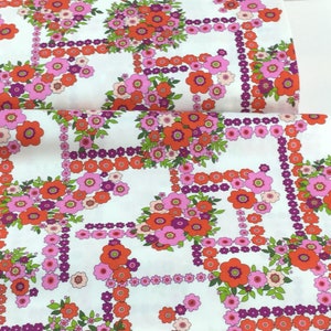 A Ghastlie Bouquet on a Natural. Background , 100% Quilting Cotton Fabric ~Ghastlies Love Collection from Alexander Henry