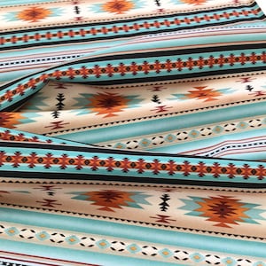 Tucson Stone Light Turquoise or Mint Fabrics ~ Tucson Collection designed by Elizabeth's Studio, 100% Quilting Cotton Fabric