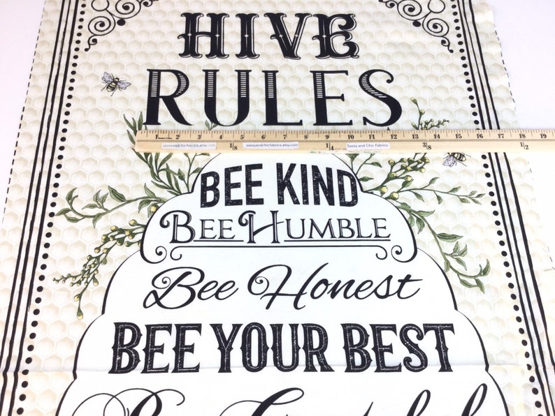 23 Hive Rules Panel Hive Rules Collection from Timeless | Etsy