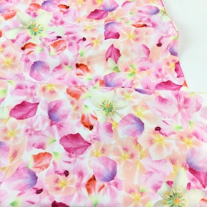 Soft Petals Pink Background, 100% Quilting Cotton, Rare, Out of Print Fabric ~ Summer Floral Collection  from Michael Miller Fabrics