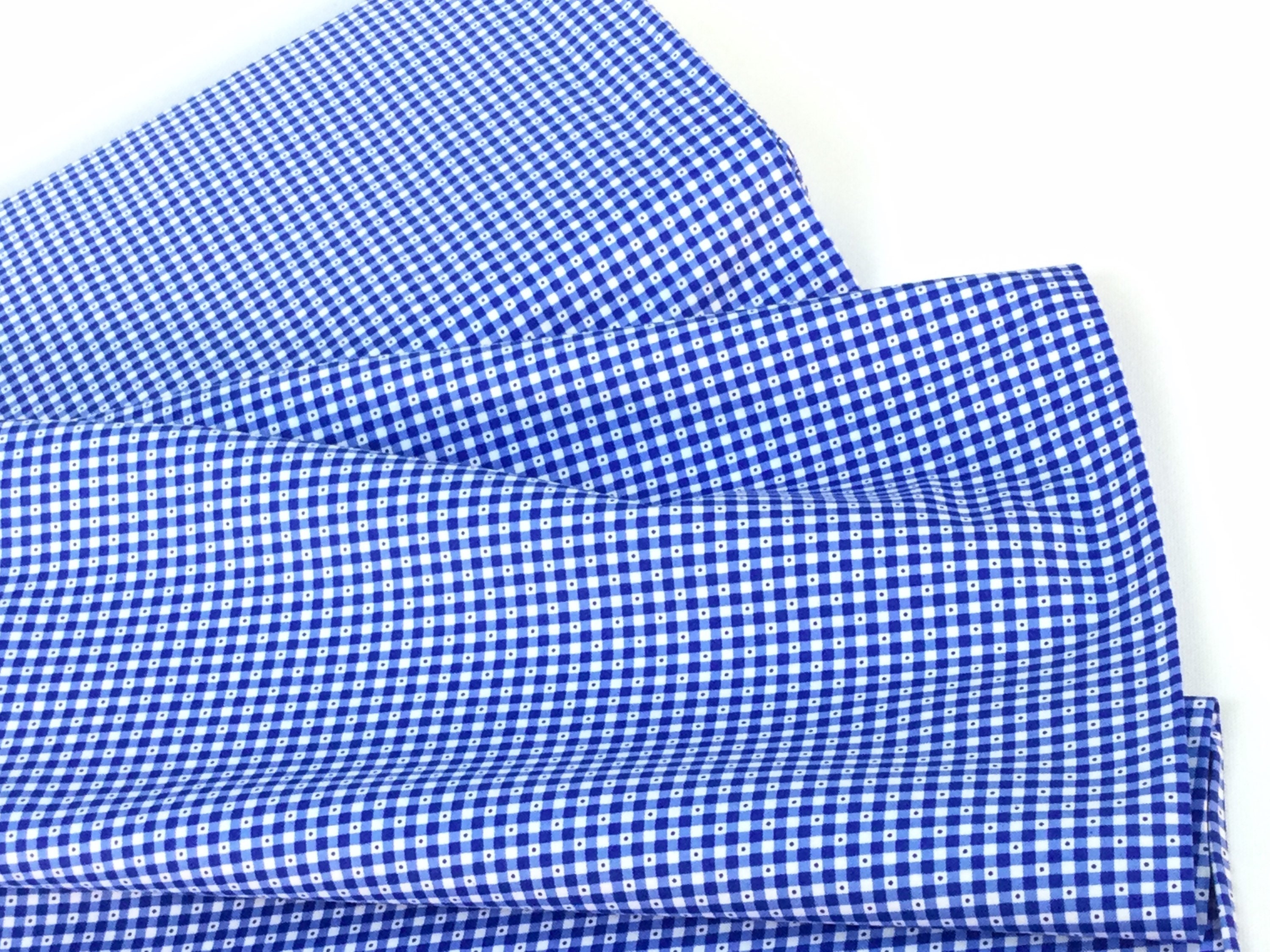 SALE by the Yard Gingham Royal Fabric Sorbet Essentials - Etsy