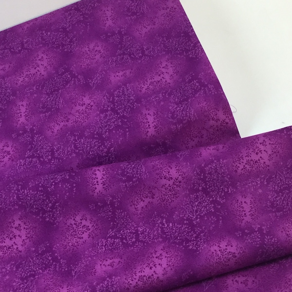 Fusions Aubergine Color Fabric ~ from Fusions® 5573 Collection by Robert Kaufman, 100% Quilting Cotton Fabric