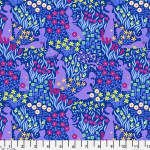 Vanity Garden Purple Color 100% Quilting Cotton ~ Belle Epoque Collection by Stacy Peterson for Free Spirit Fabrics
