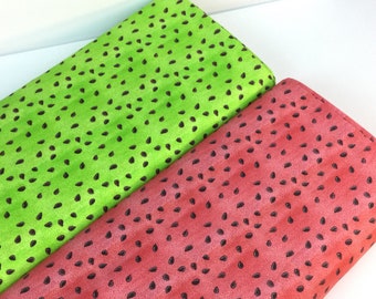 Watermelon Red or Green Fabrics ~ Vegetable Medley Collection by Desiree for QT Fabrics, 100% Quilting Cotton