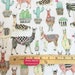 Lovely Llamas White Color ~ Lovely Llamas Collection for Michael Miller Fabrics