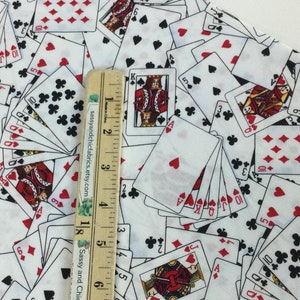 Fun Playing Cards White Fabric Show Me the Money Collection for Timeless Treasures Collection, 100% Quilting Cotton image 9