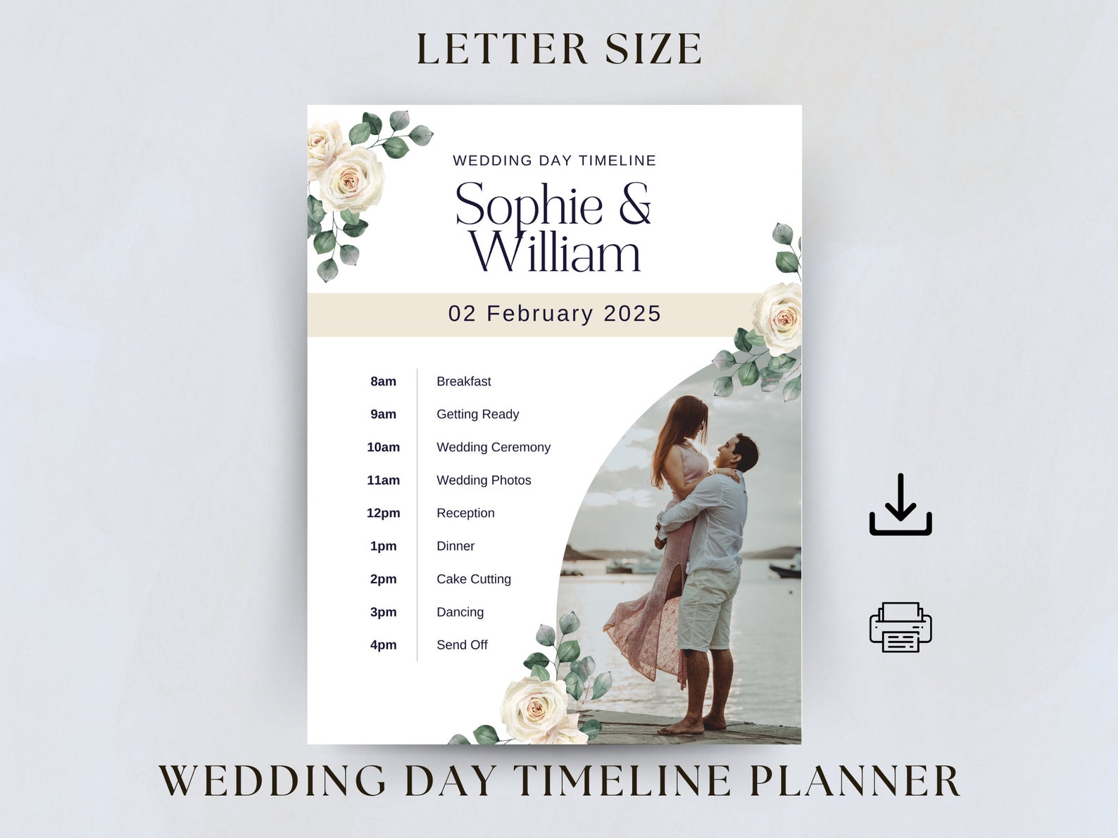 Wedding Day Timeline Planner Template Editable Wedding Day Timeline Wedding Day Timeline Planner Template Editable Wedding Day Timeline