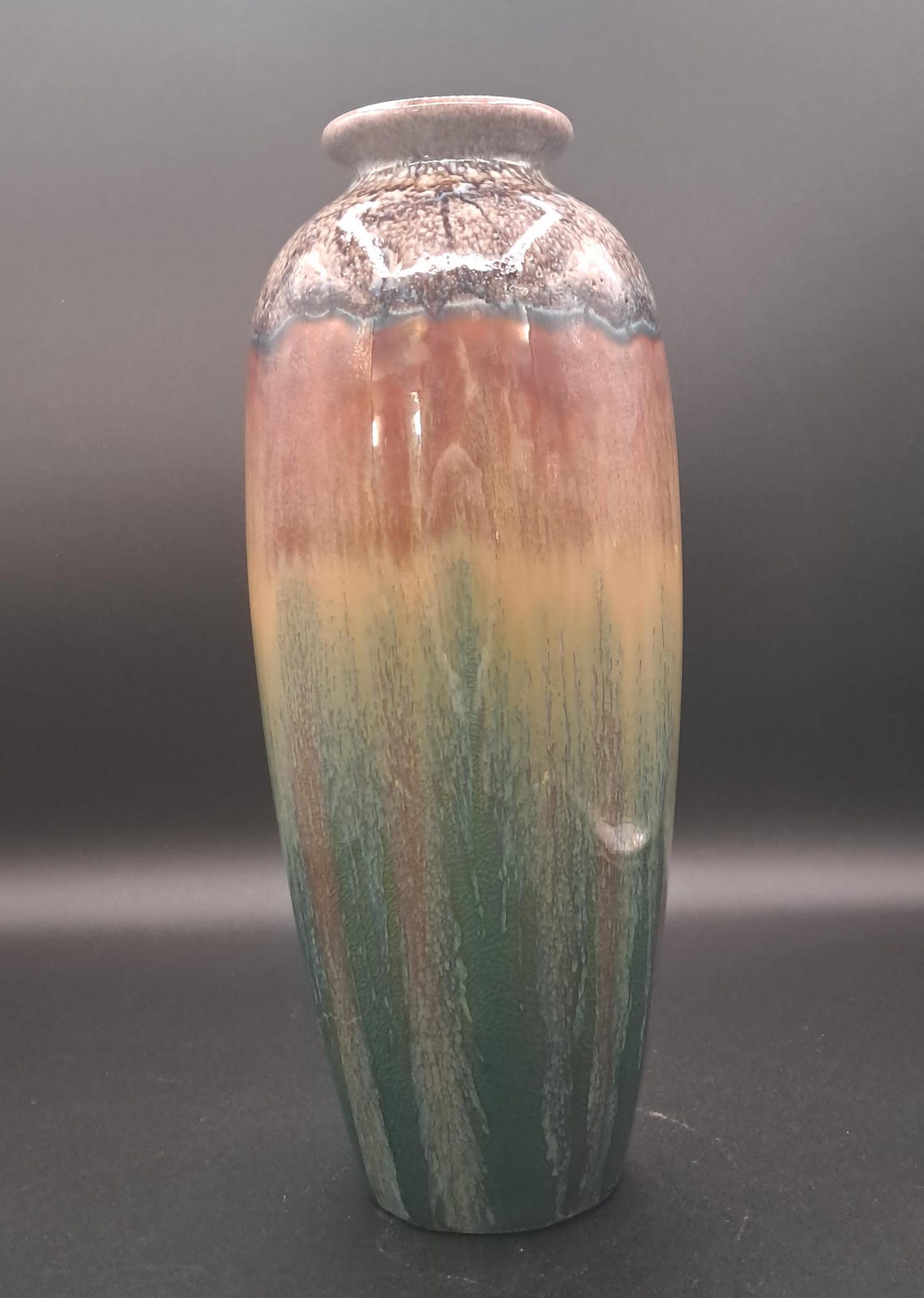 Vintage Studio Art Pottery Decorative Glazed Vase - Etsy