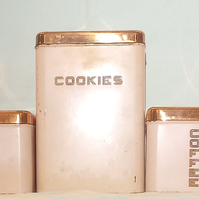 Pink Canisters - Etsy