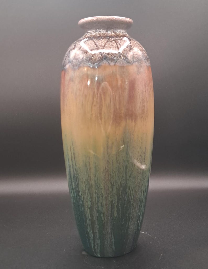 Vintage Studio Art Pottery Decorative Glazed Vase - Etsy