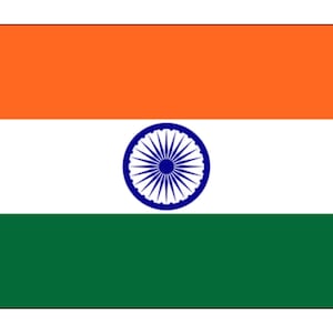 India Flag Matte Vinyl Sticker Sheet 6x8 Durable Water Resistant India Flag Sticker Ashoka Chakra Laptop Sticker