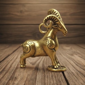 アンティーク雑貨 Ram Vintage Brass Ram - Etsy
